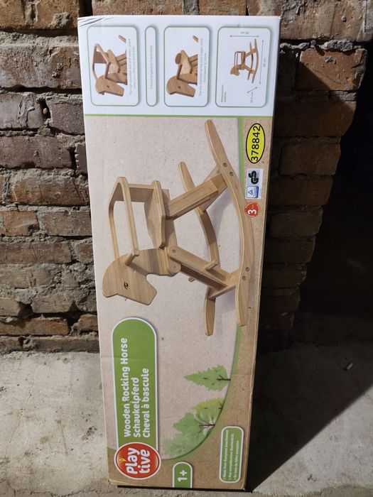 Playtive Konik na biegunach drewniany