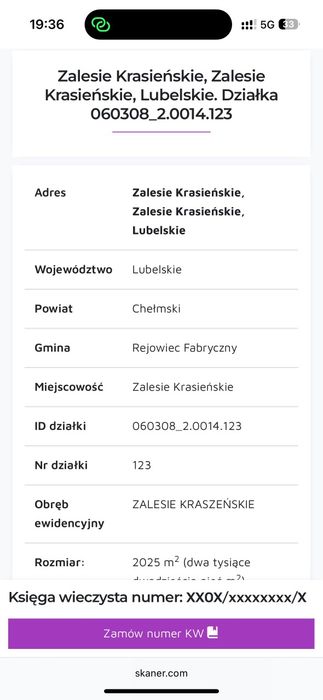 Działka budowlana w pięknej okolicy (lasy i staw