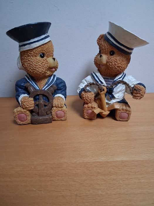 Par Ursos Marinheiros - Figuras Decorstivas - HAPPY DAY