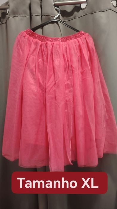 Saia cor de rosa