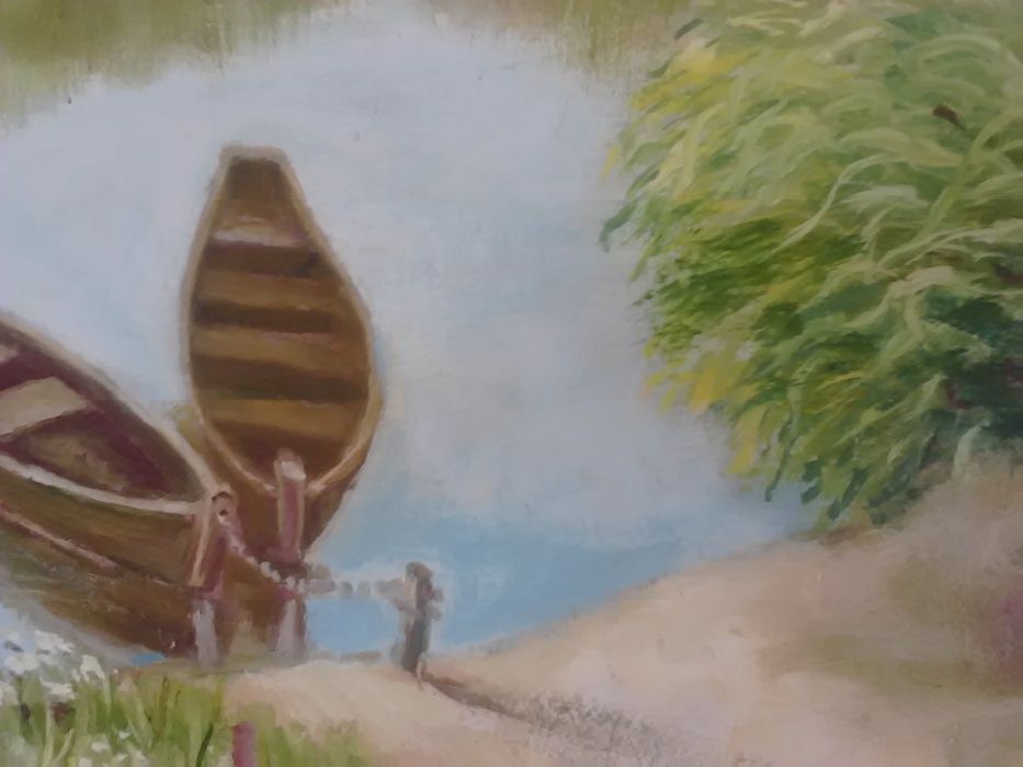 Картина масло пейзаж