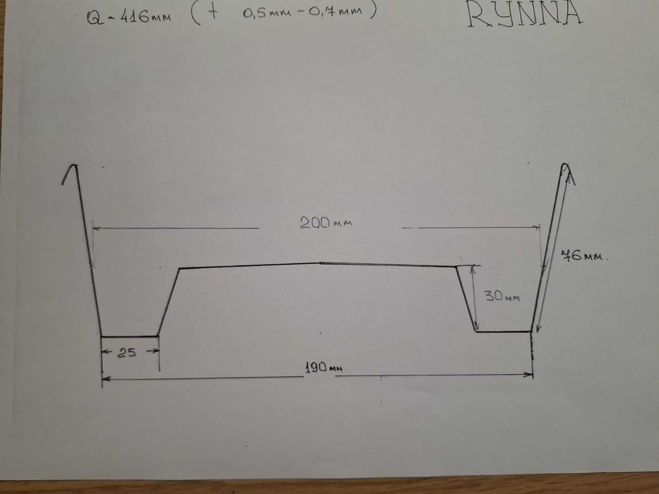 Rynny uprawowy do truskaweki