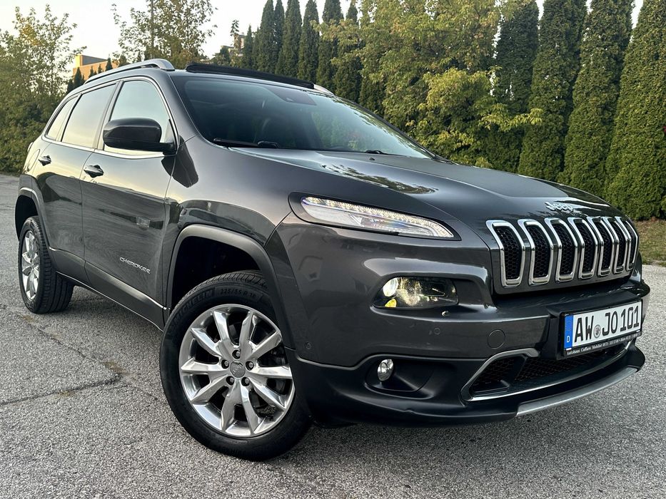 JEEP CHEROKEE LIMITED 2.0D 170PS 4x4 Reduktor FULL Panorama LED Wentyle Radar LIFT 2" KOZAK !