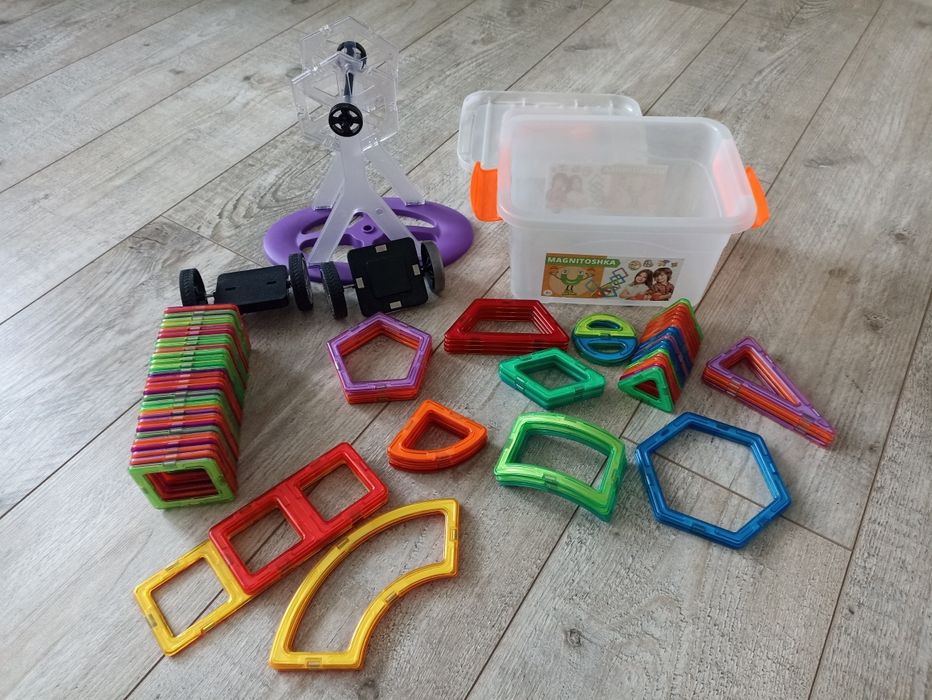 Магнітний конструктор 80 елементів