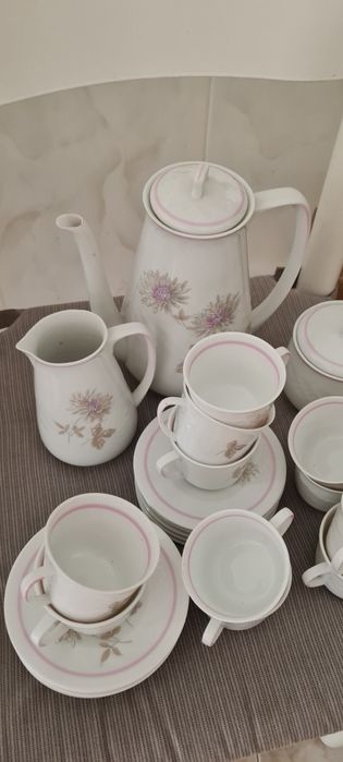Conjunto Café + Bule + Açucareiro  + Leiteira