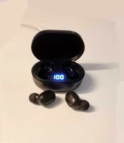 Bezprzewodowe słuchawki Bluetooth TWS E6S – nowe, etui ładujące