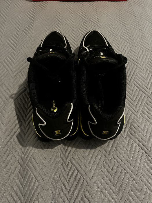 Nike Shox TL Black Dynamic Yellow Metallic Silver