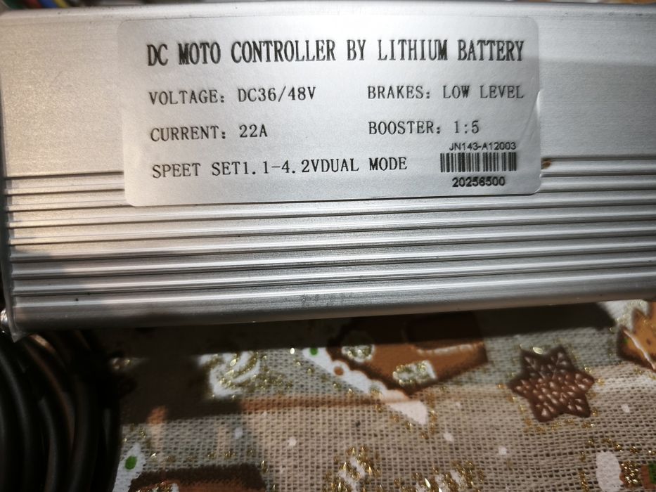 Sterownik+Wyświetlacz 24V 36V 48V 52V 60V   22A   Nowy zestaw