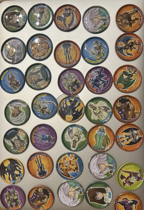 Yu-Gi-Oh! metal tazos Yu Gi Oh coleção