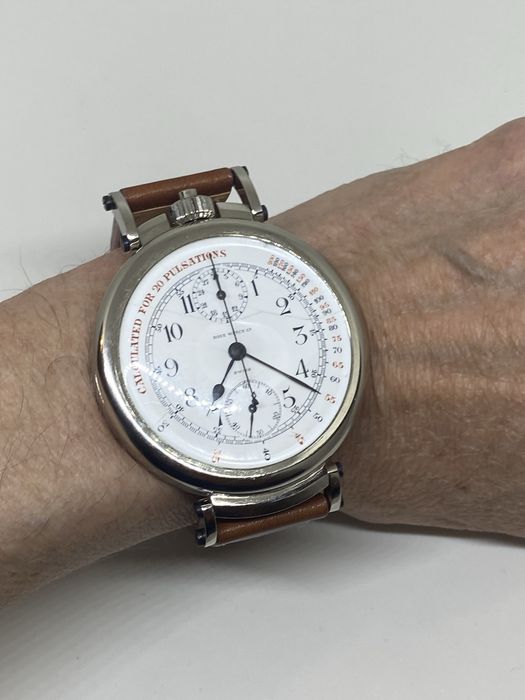 Luksusowy Swiss Ed Heuer Medicus &Rose Watch Co. -Chronograph 1922 rok
