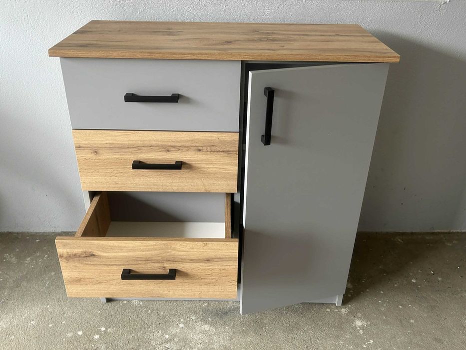 NOWA Komoda Lava + Dąb Wotan