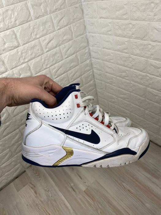 Кроссовки Nike Air Flight Lite Mid White jordan air sb tn swoosh поставка обуви найк джордан кепка обей бейсболка obey панама jnco wu tang хип хоп реп
