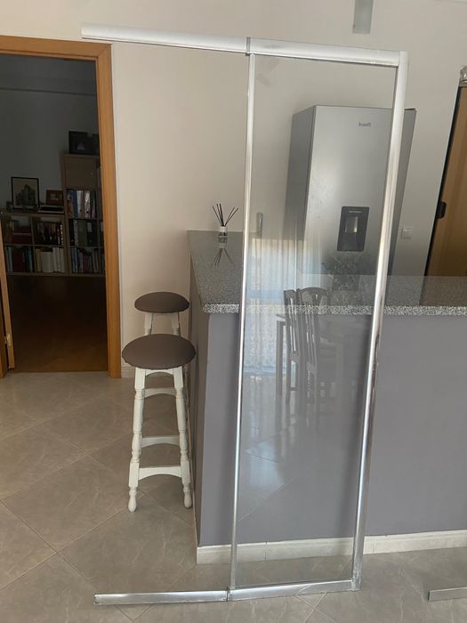 Gabine de duche em alumínio