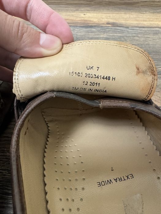 Мужские кожанные макасины Clarks