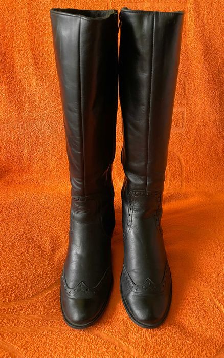 Kozaki damskie Conphol-Bis rozm.38, czarny, skóra