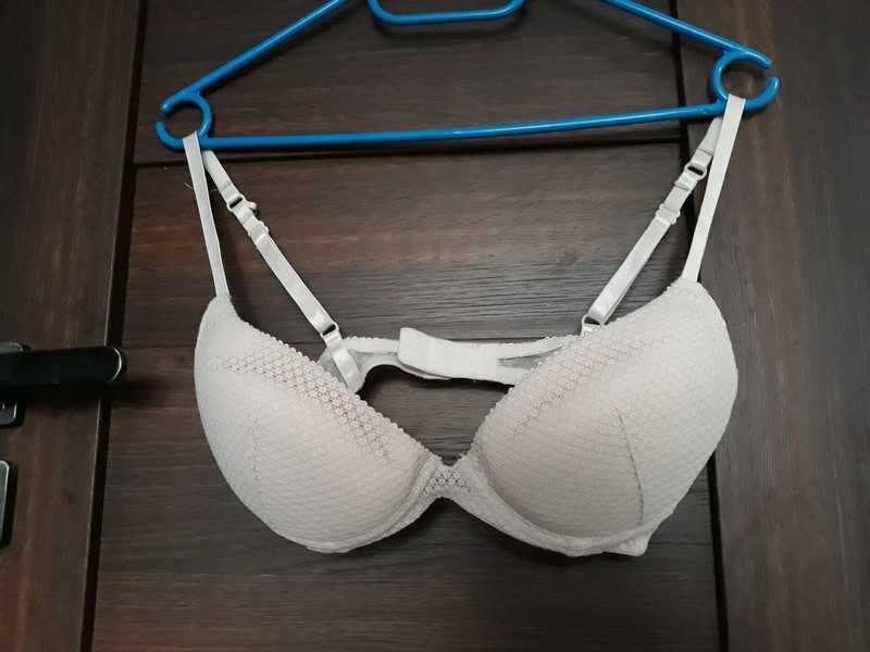 Koronkowy biustonosz push-up H&M