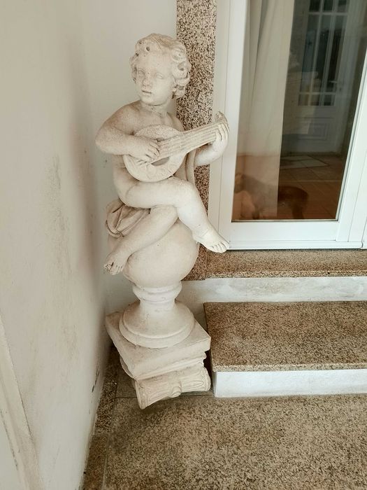 Para decoração de Jardim, Estátua estilo romano, composta de 2 peças 1,30 m alt.