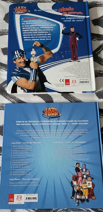 Livros Lazy town Vila moleza