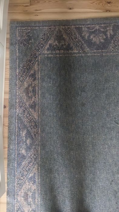 Dywan 193x140 melanż w przytłumionej zieleni