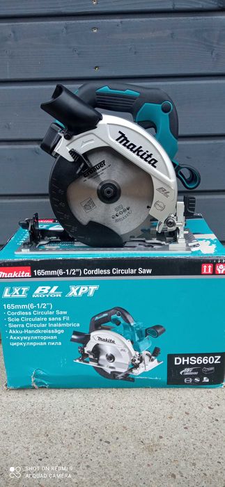 MAKITA 165mm 5Ah DHS660 Pilarka tarczowa Piła