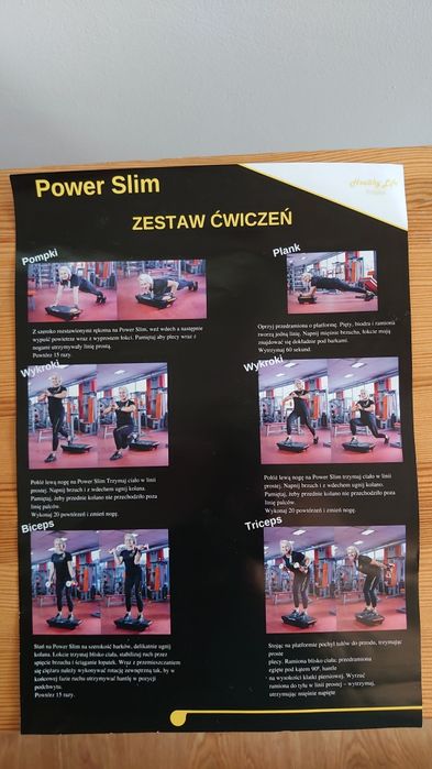 Profesjonalna platforma wibracyjna Power Slim!