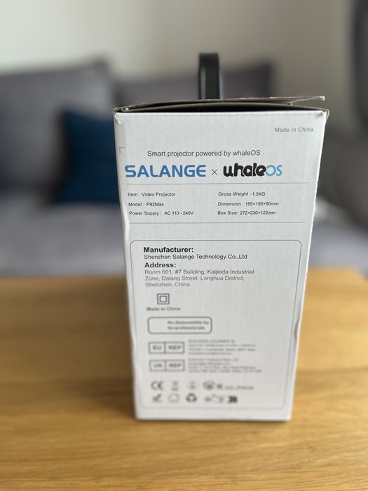 Projektor Salange P92Max full HD 1080P 4K wi-fi Bluetooth Netflix