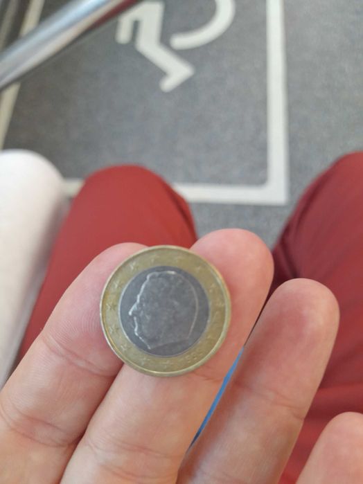 Moeda rara de 1€ Bélgica ano 1999