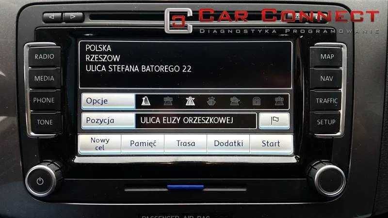 Volkswagen VW język polski menu nawigacja Warszawa RNS 310 510 MFD