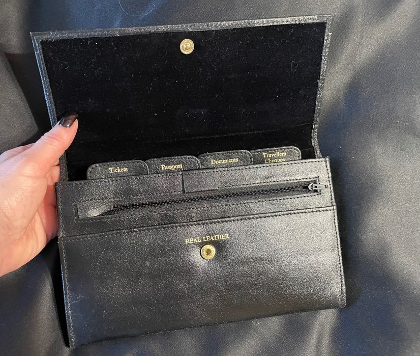 Клатч кошелек из натуральной кожи италия