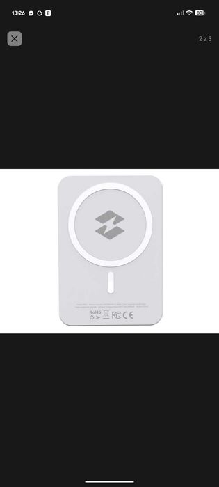 Powerbank MagSafe 3000mAh 20W posiada indukcje iPhone sa