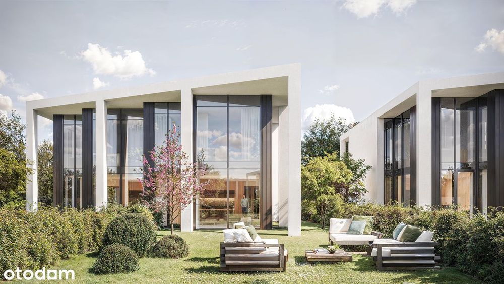 Nowoczesny, prestiżowy dom z widokiem na staw