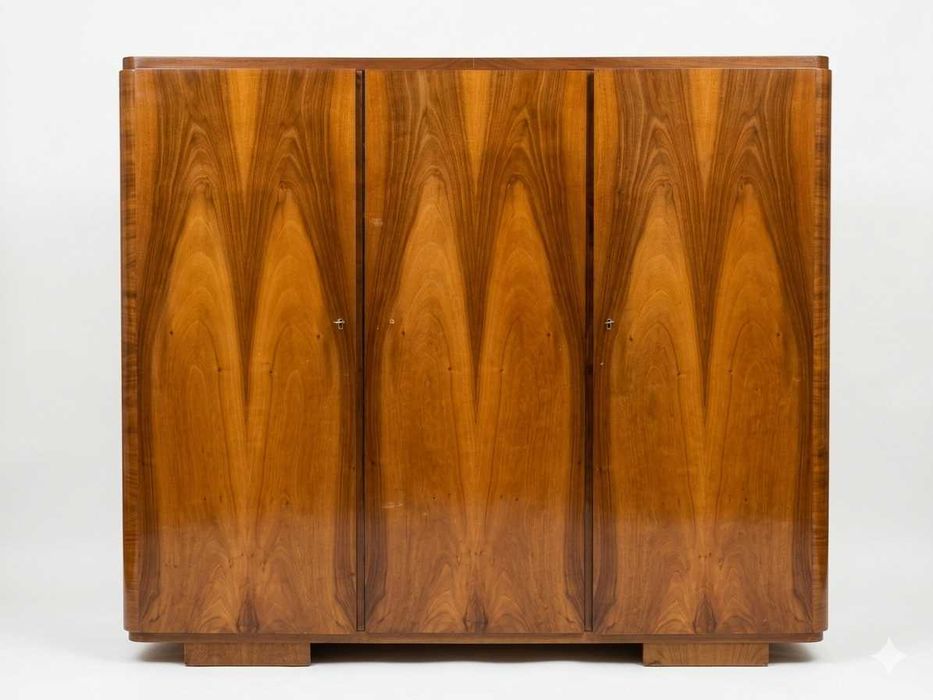 Szafa, jasny orzech  z PRL