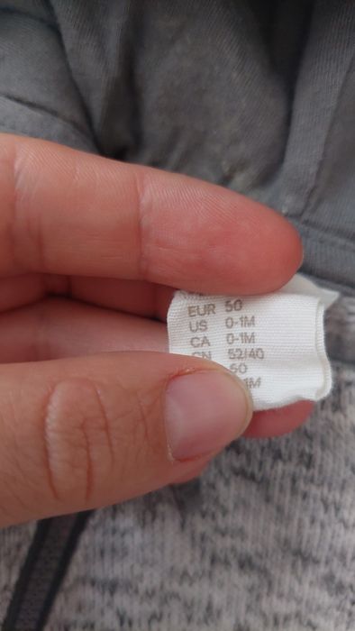 Ромпер комбінезон h&m 0-1 міс 56 розмір