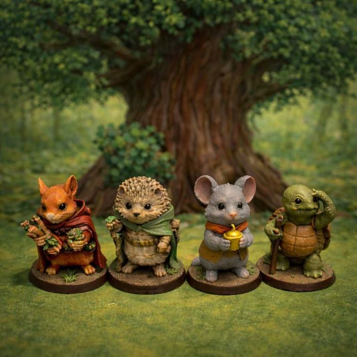 Zamienniki figurek do gry everdell | 24 sztuki