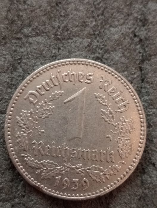 1 рейхсмарка 1939р.  "Е"