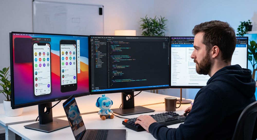Разработка мобильных приложений на Flutter (iOS и Android)
