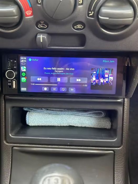 Auto Rádio Android 1Din UNIVERSAL 7” Touch,GPS, Carplay,Android Auto