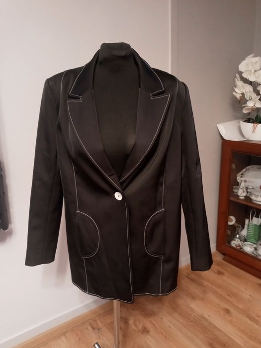 Marynarka simple czarna z metka S M
