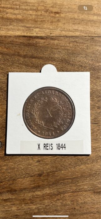 X Reis 1844 ( Cobre )