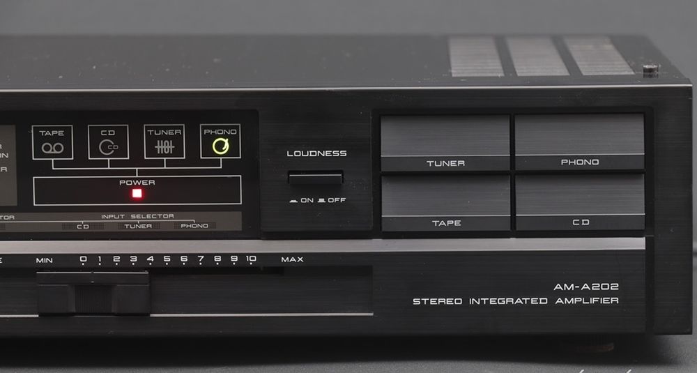Akai AM-A202 Stereo Integrated Amplifier підсилювач 1986р. 80 Watts