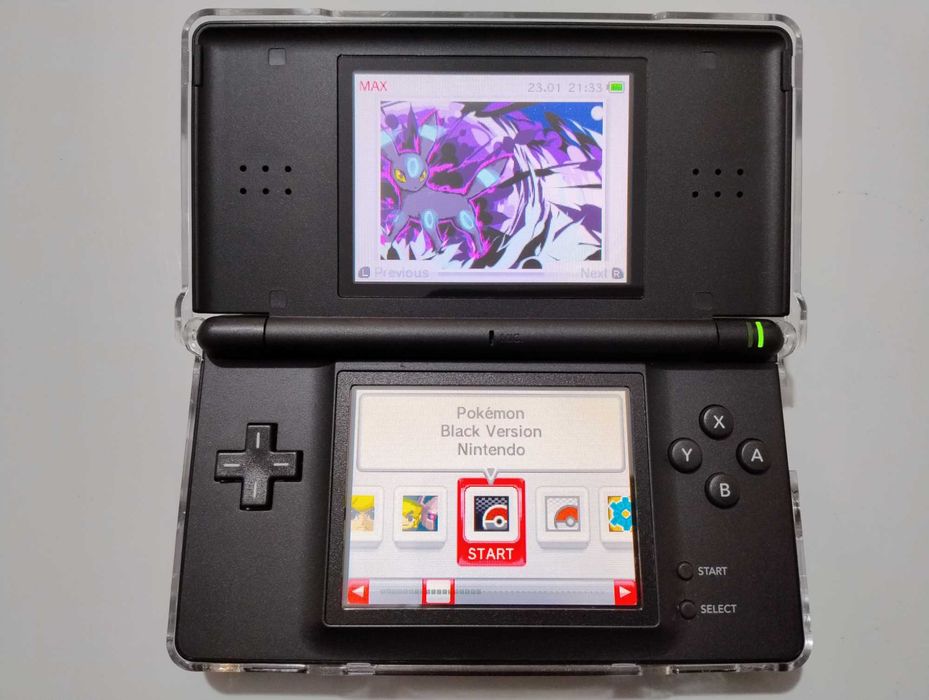 Nintendo DS Lite + Karta R4 + SD 16GB z ok 200 gier - TWiLight Menu++