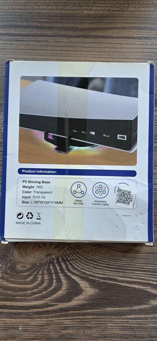Oświetlenie LED RGB konsola Ps5