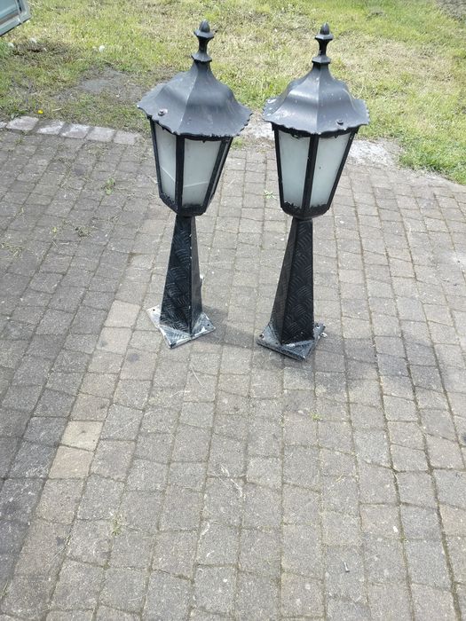 Lampa ogrodowa stal nierdzewna