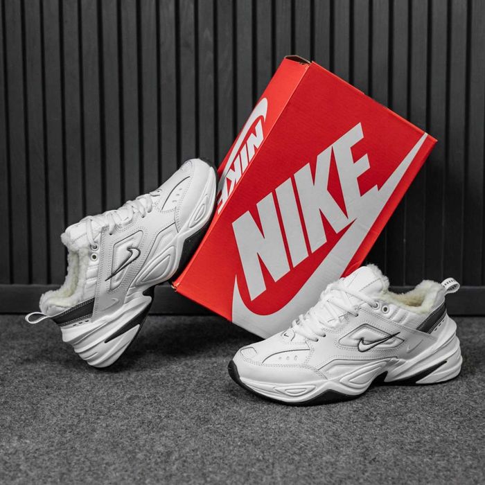 Мужские зимние кроссовки Nike M2K Tekno Winter Fur зимові найк м2к