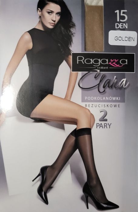 Podkolanówki damskie bezuciskowe