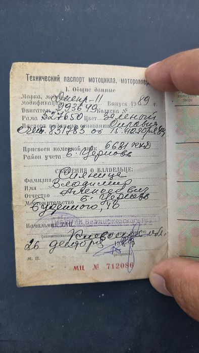 Мотоцикл Дніпро 11
