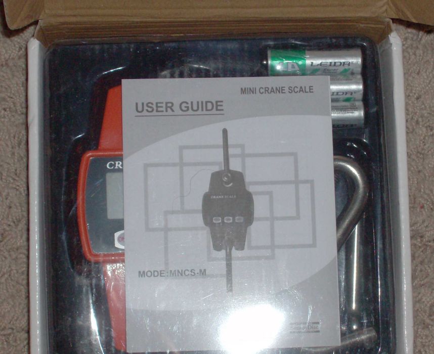 Dinamometro tipo grua - 300 kg