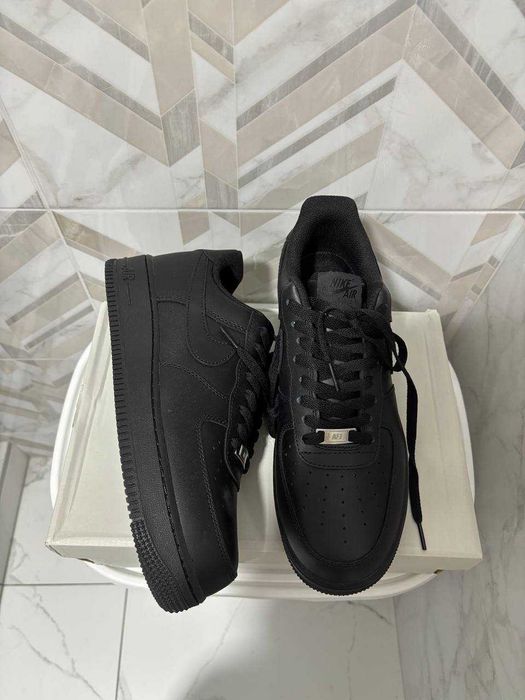 Nike Air Force 1 Low Black / Чорні Найк АірФорс