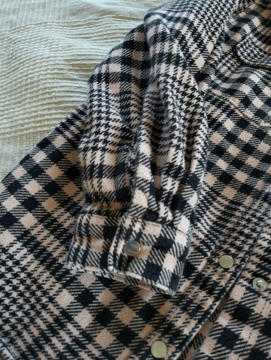 Koszula katana gruba dziewczęca krata 152 h&m
