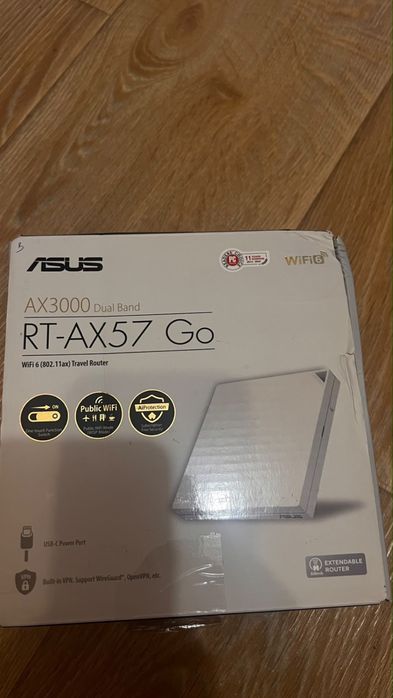 Маршрутизатор ASUS RT-AX57 Go (AX3000 dual band wifi 6)